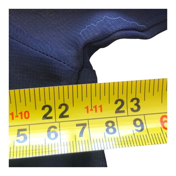 Gottex Swimwear Women's Sheer‎ Navy Button Front Tunic Cover-Up top Size S - Picture 8 of 9